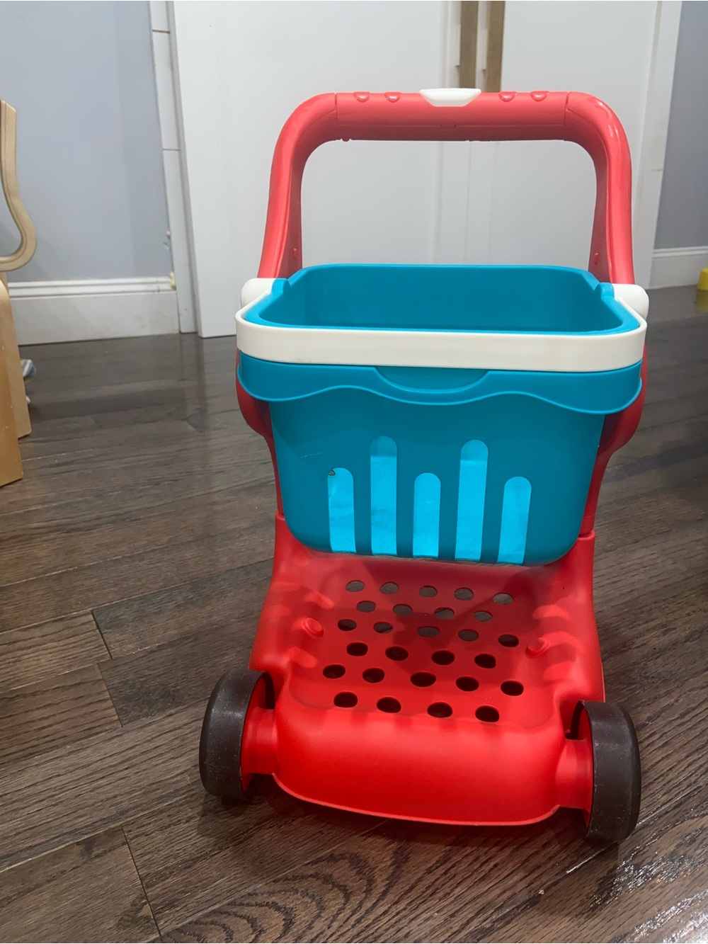 B Toys Musical Shopping Cart Toy for Kids w basket